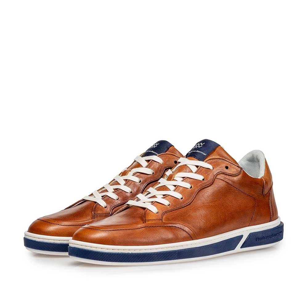 13350/07 - Cognac-coloured calf leather lace shoe 13350/07 - Cognac-coloured calf leather lace shoe