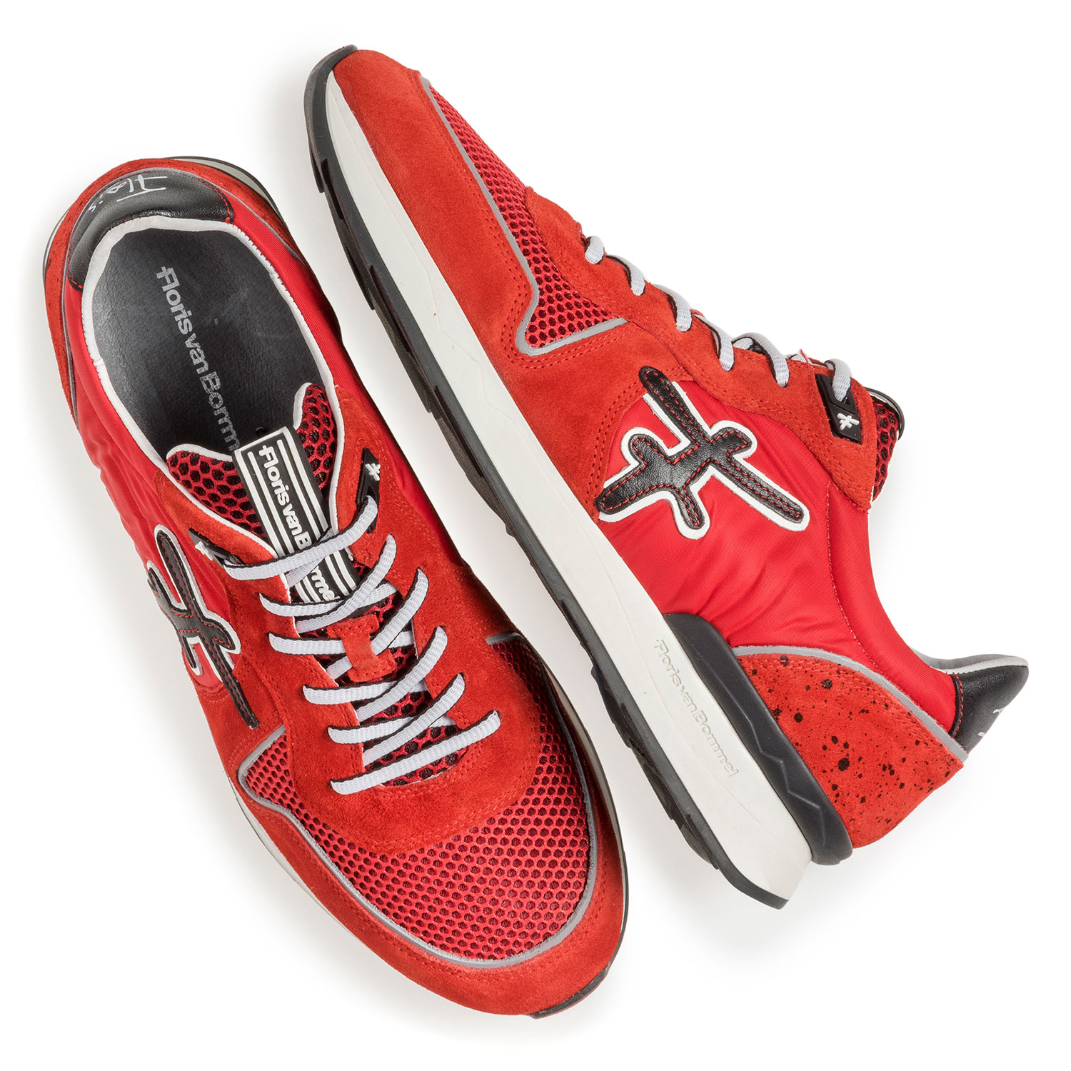 16346/10 - Red suede leather sneaker 16346/10 - Red suede leather sneaker