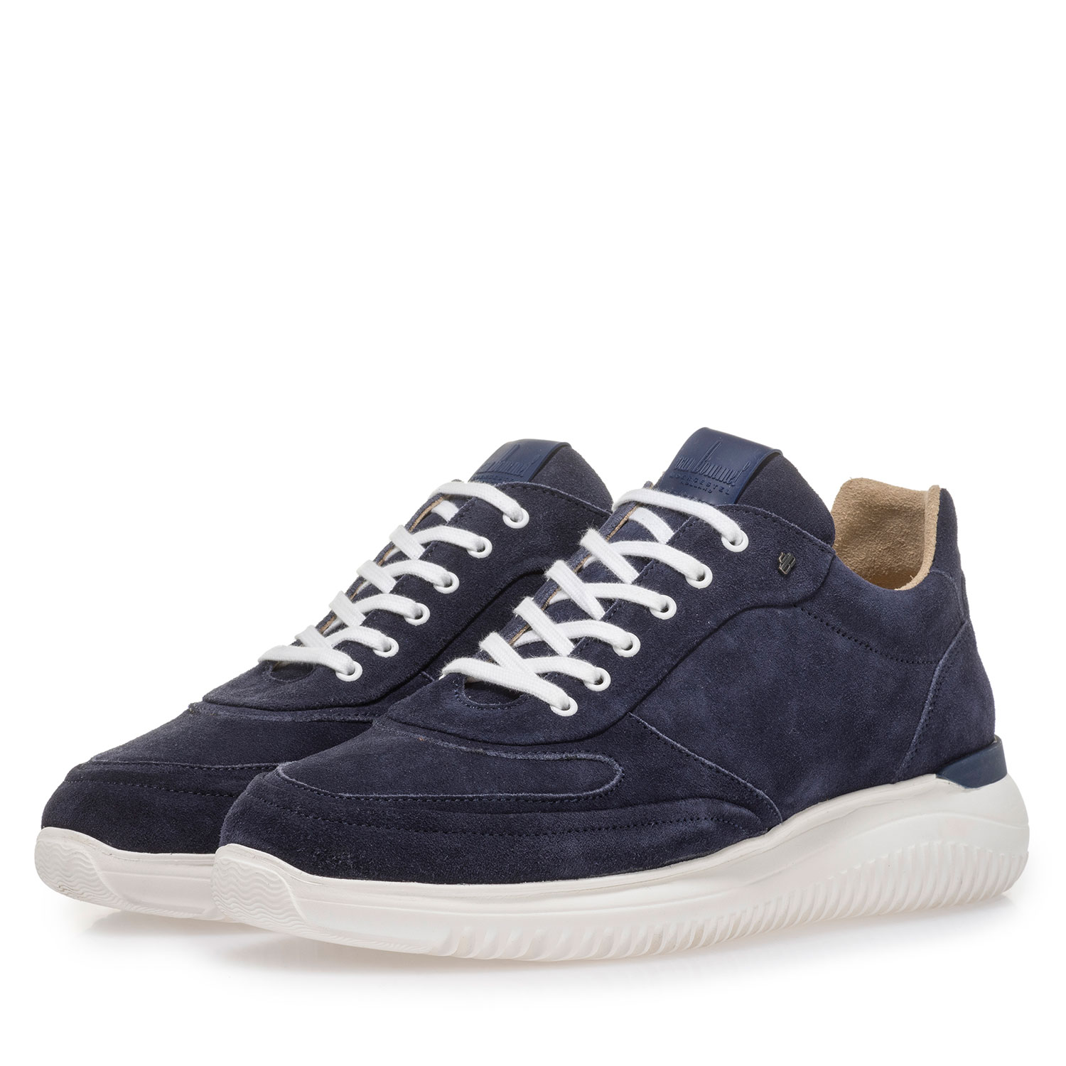 16302/08 - Blauwe suède sneaker 16302/08 - Blauwe suède sneaker