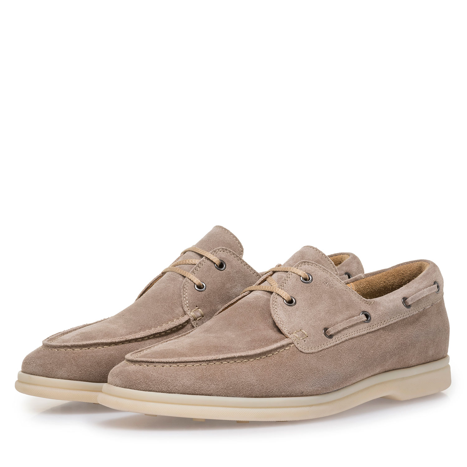 18205/03 - Beige suède bootschoen 18205/03 - Beige suède bootschoen