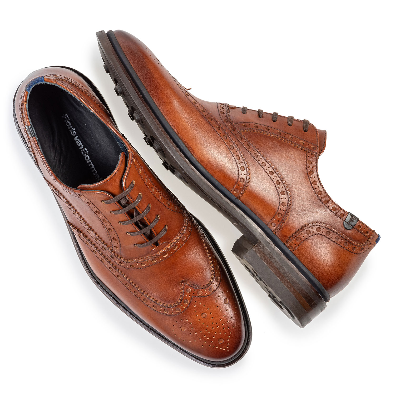 19172/00 - Brogue kalfsleer cognac 19172/00 - Brogue kalfsleer cognac