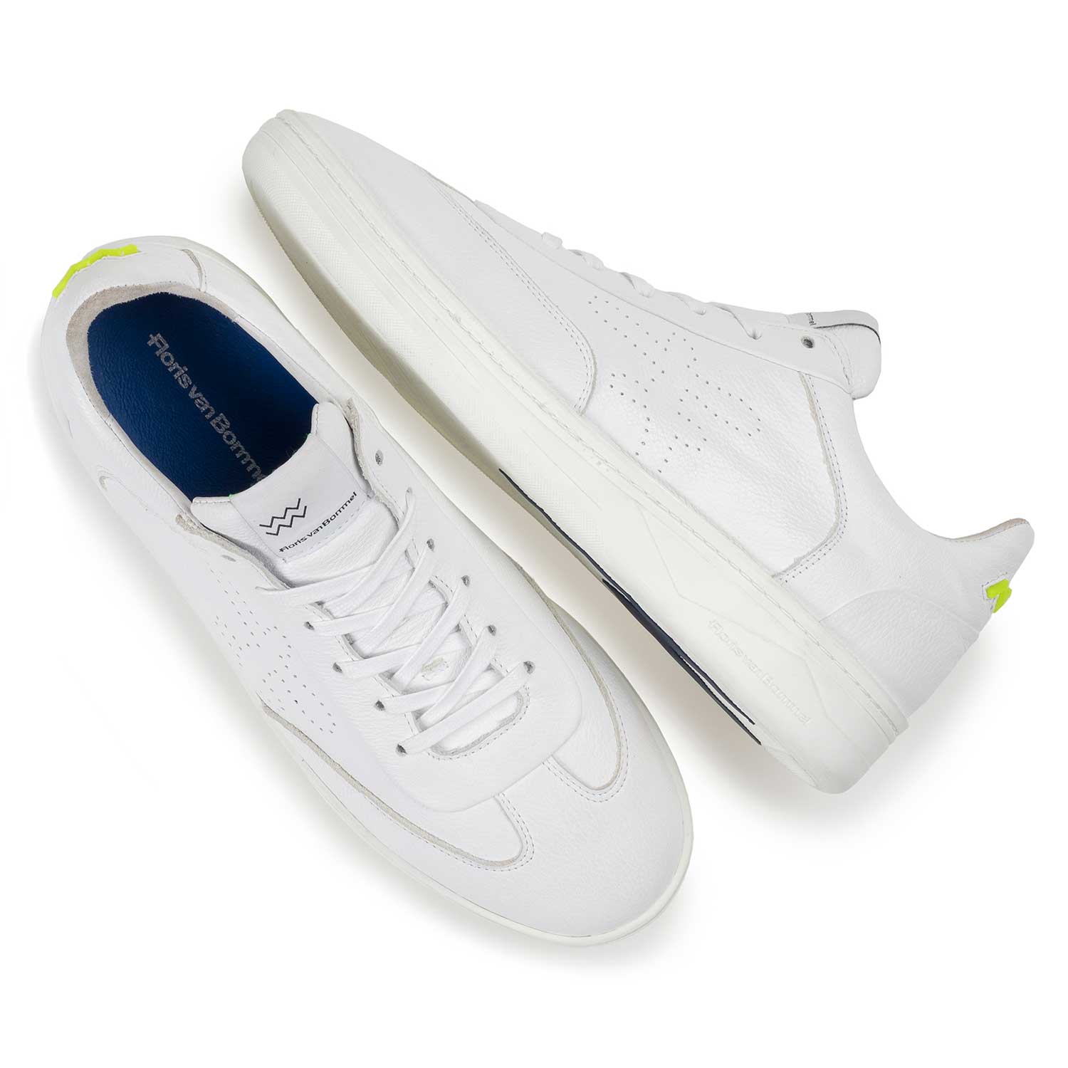 16255/05 - Witte leren sneaker 16255/05 - Witte leren sneaker