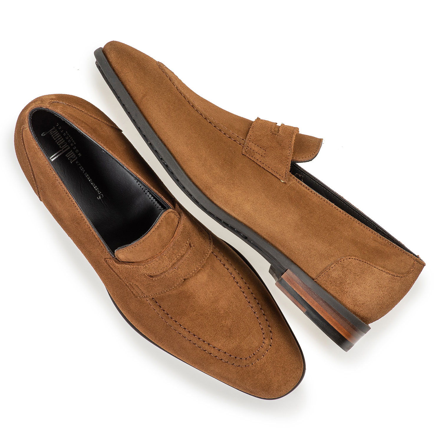 11129/00 - Bruine suède loafer 11129/00 - Bruine suède loafer