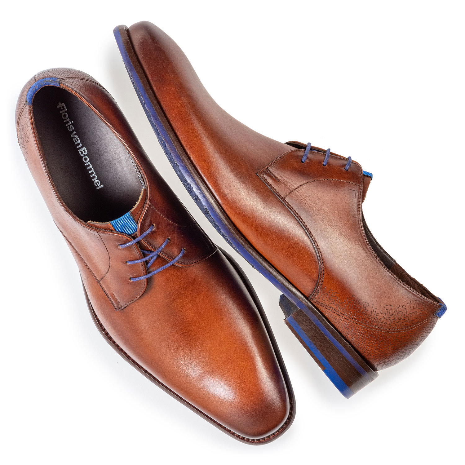 18130/00 - Lace shoe calf leather dark cognac 18130/00 - Lace shoe calf leather dark cognac
