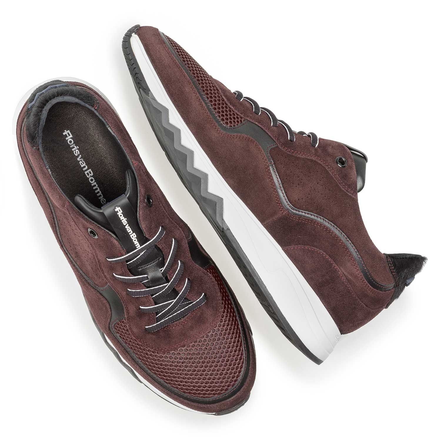 16093/18 - Rode suède sneaker 16093/18 - Rode suède sneaker