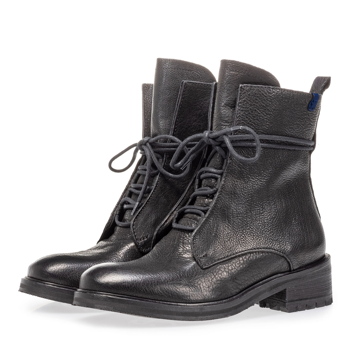 85647/01 - Lace boot calf leather black 85647/01 - Lace boot calf leather black
