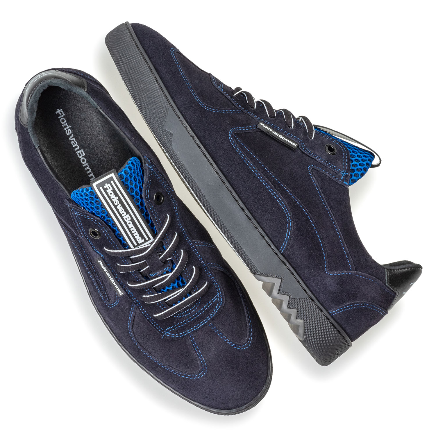 16342/46 - Sneaker suède donkerblauw 16342/46 - Sneaker suède donkerblauw