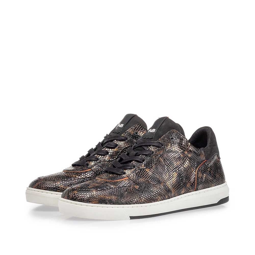 85322/00 - Sneaker snakeprint koper 85322/00 - Sneaker snakeprint koper
