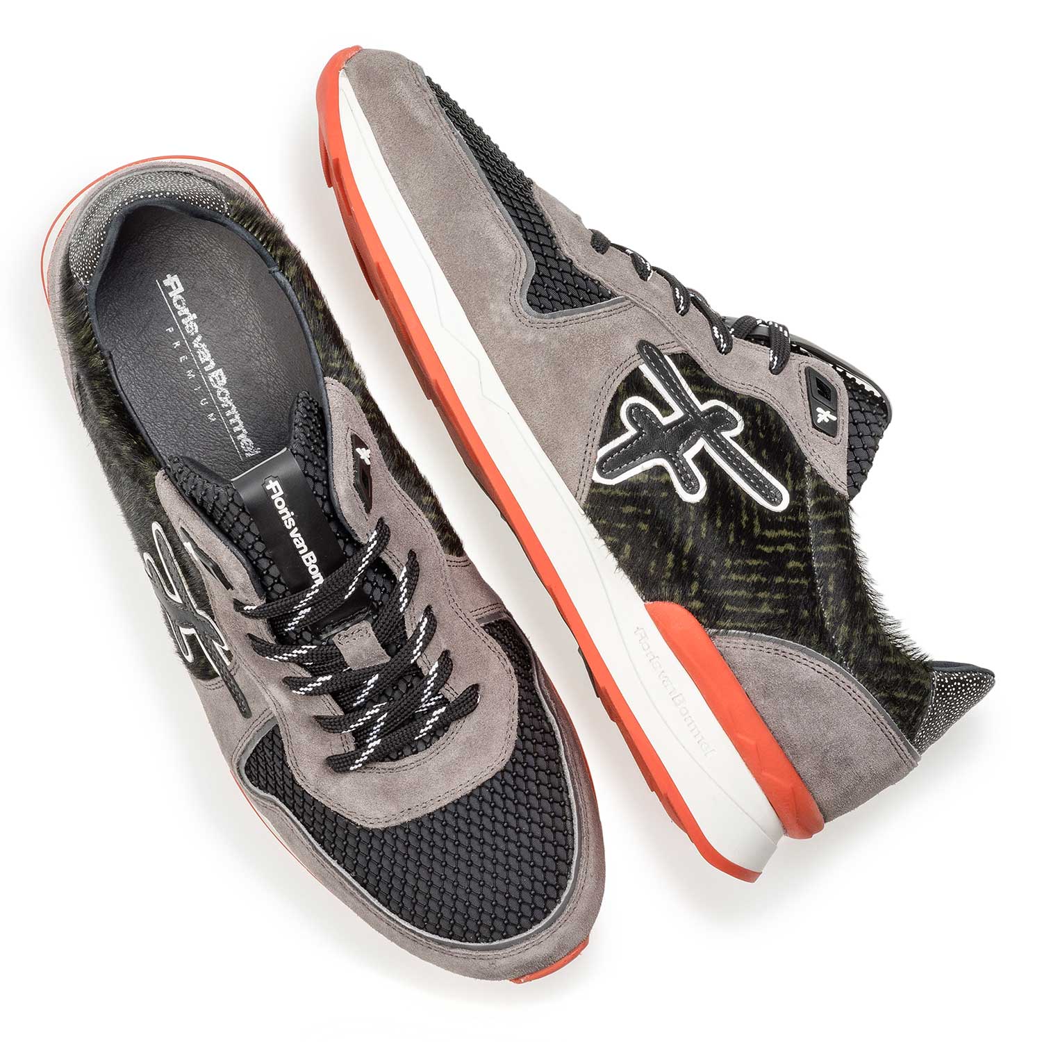16241/03 - Premium grijze suède sneaker 16241/03 - Premium grijze suède sneaker