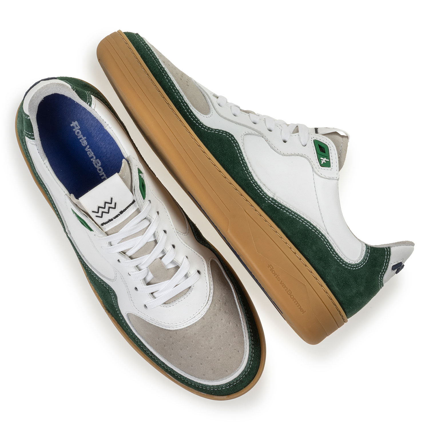 16271/02 - Sneaker suède groen 16271/02 - Sneaker suède groen