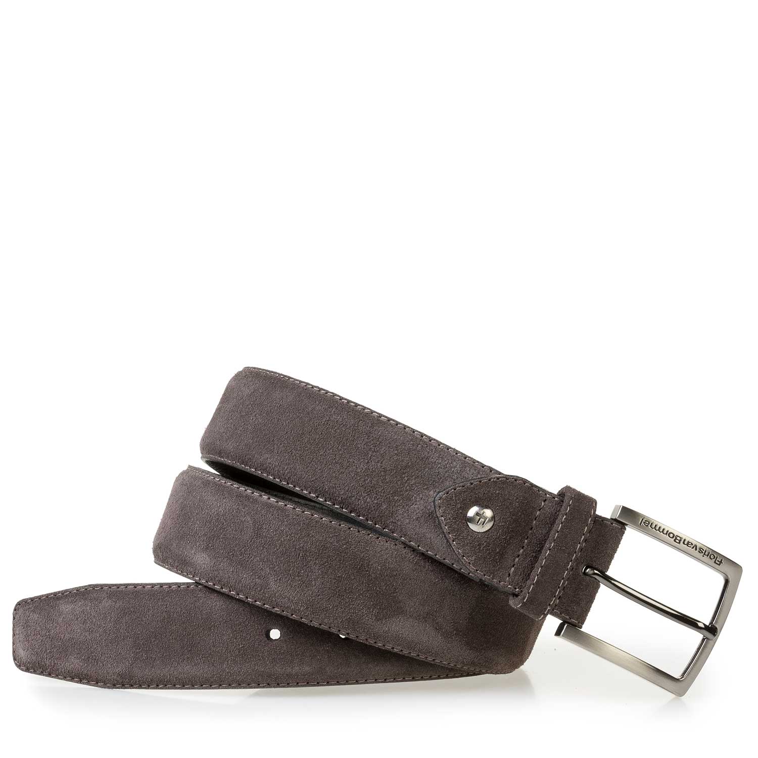 75189/80 - Donkergrijze suède riem 75189/80 - Donkergrijze suède riem