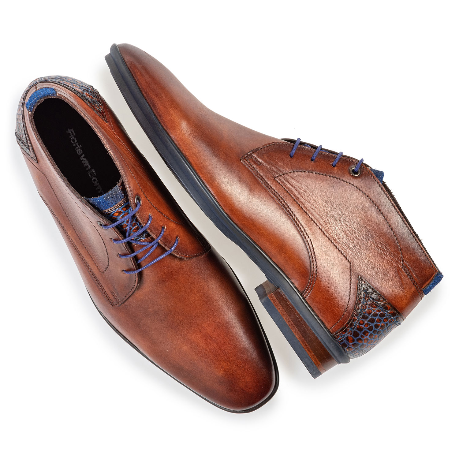 20440/27 - Veterboot kalfsleer cognac 20440/27 - Veterboot kalfsleer cognac