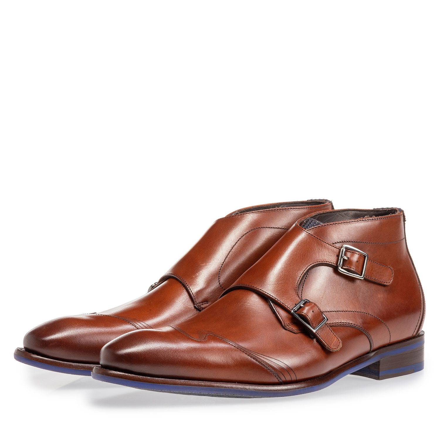 20197/00 - Gespschoen kalfsleer cognac 20197/00 - Gespschoen kalfsleer cognac