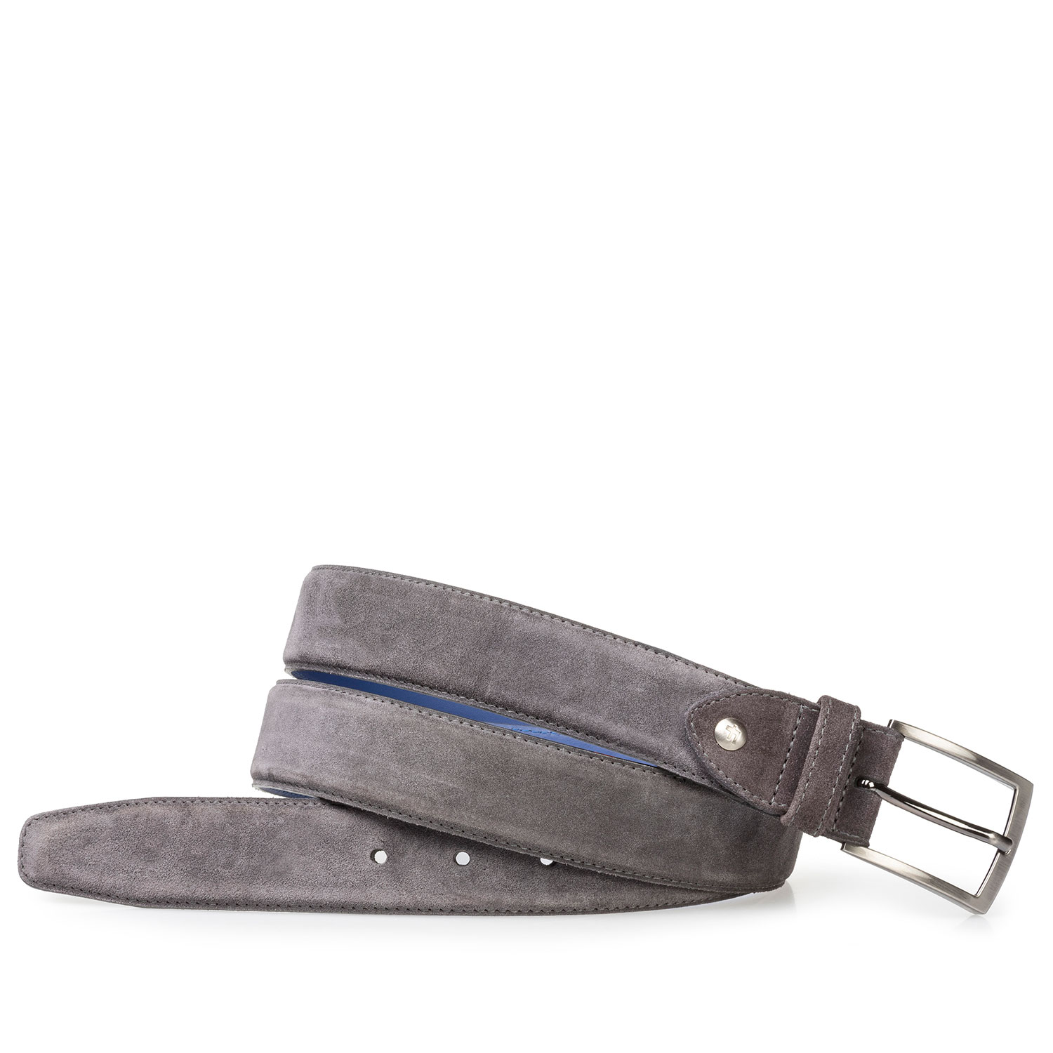 75200/39 - Dark grey suede leather belt 75200/39 - Dark grey suede leather belt