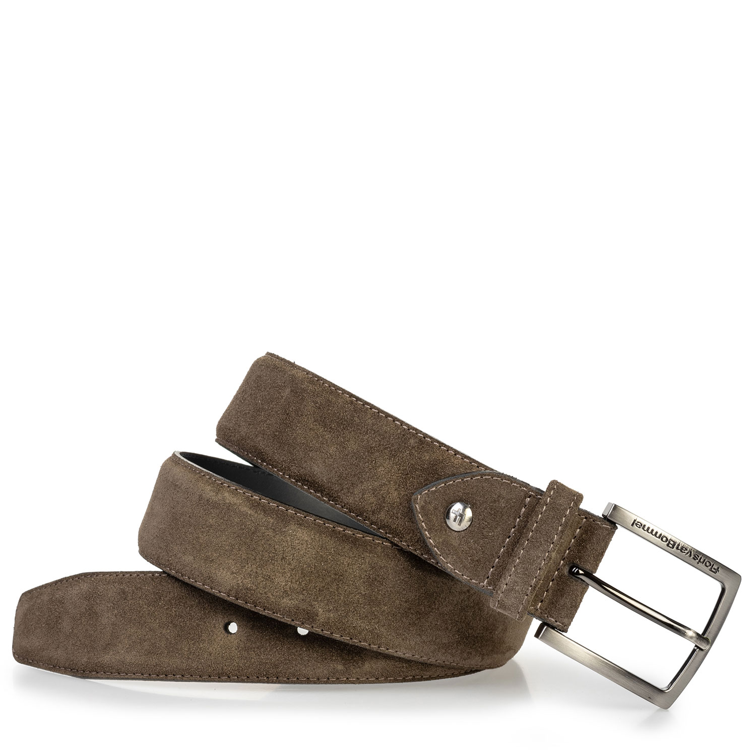 75204/10 - Suede leather belt dark green 75204/10 - Suede leather belt dark green