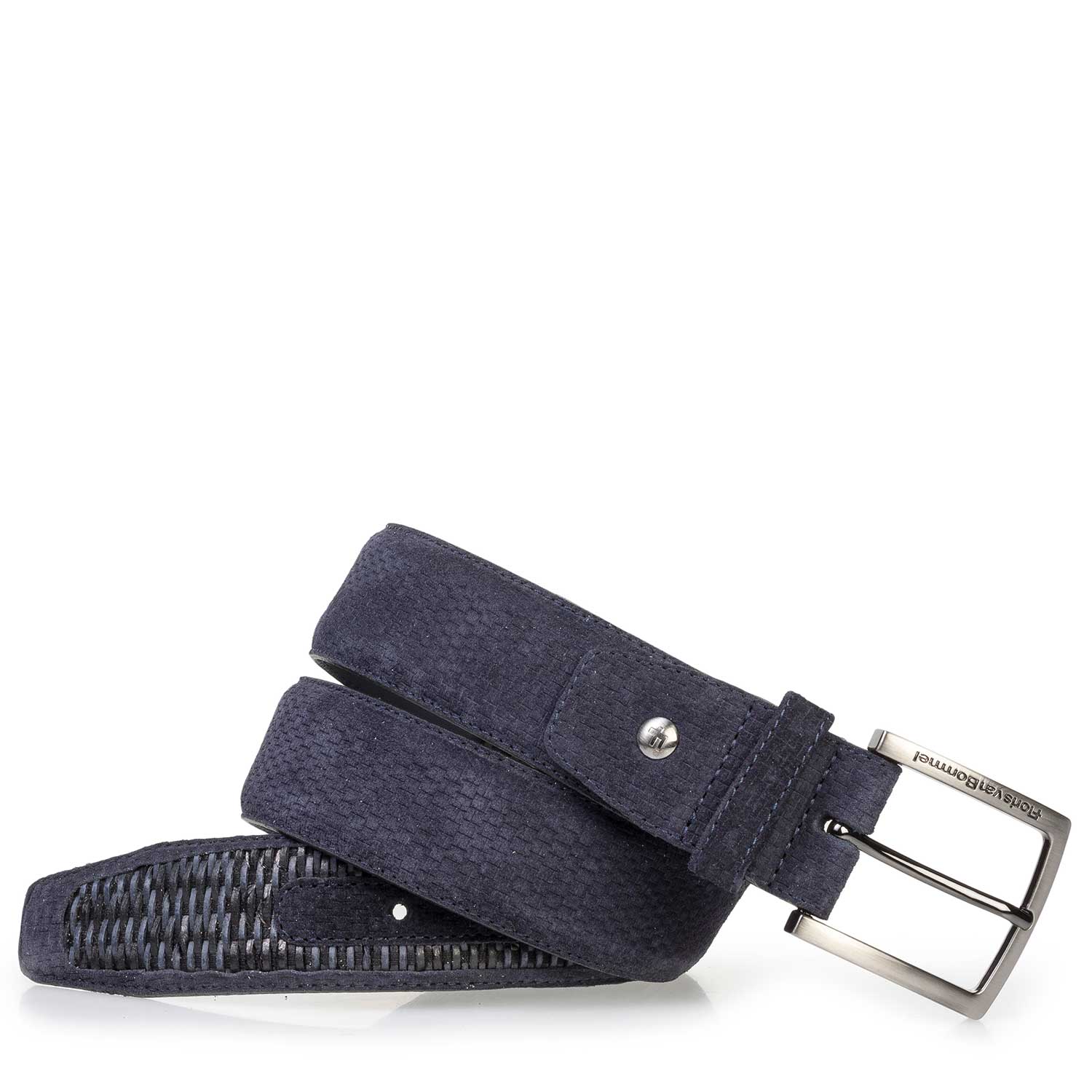 75159/18 - Donkerblauwe suède riem 75159/18 - Donkerblauwe suède riem