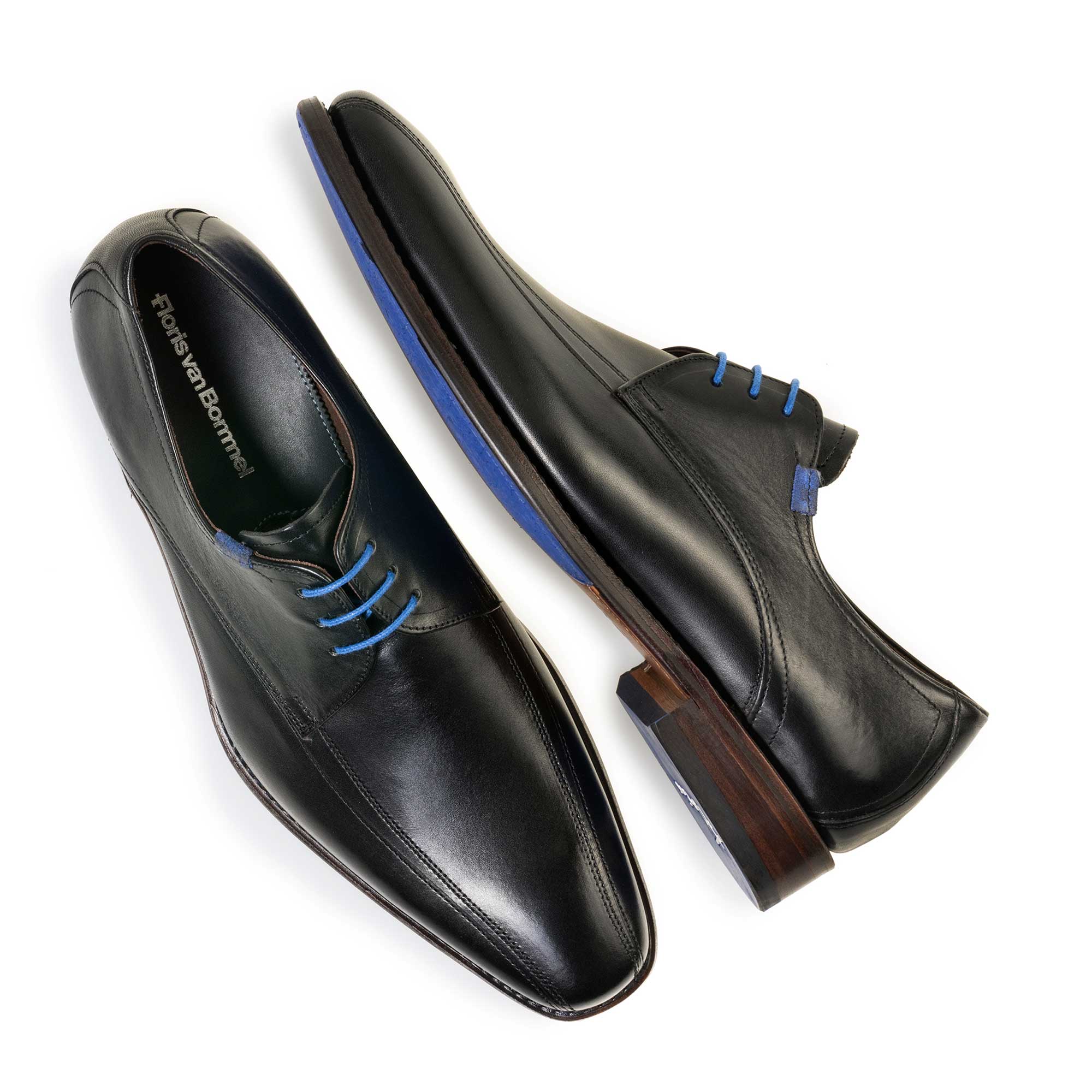 14470/01 - Black calf's leather lace shoe 14470/01 - Black calf's leather lace shoe