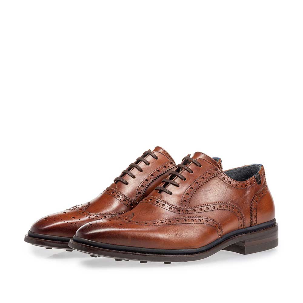 19172/00 - Brogue kalfsleer cognac 19172/00 - Brogue kalfsleer cognac