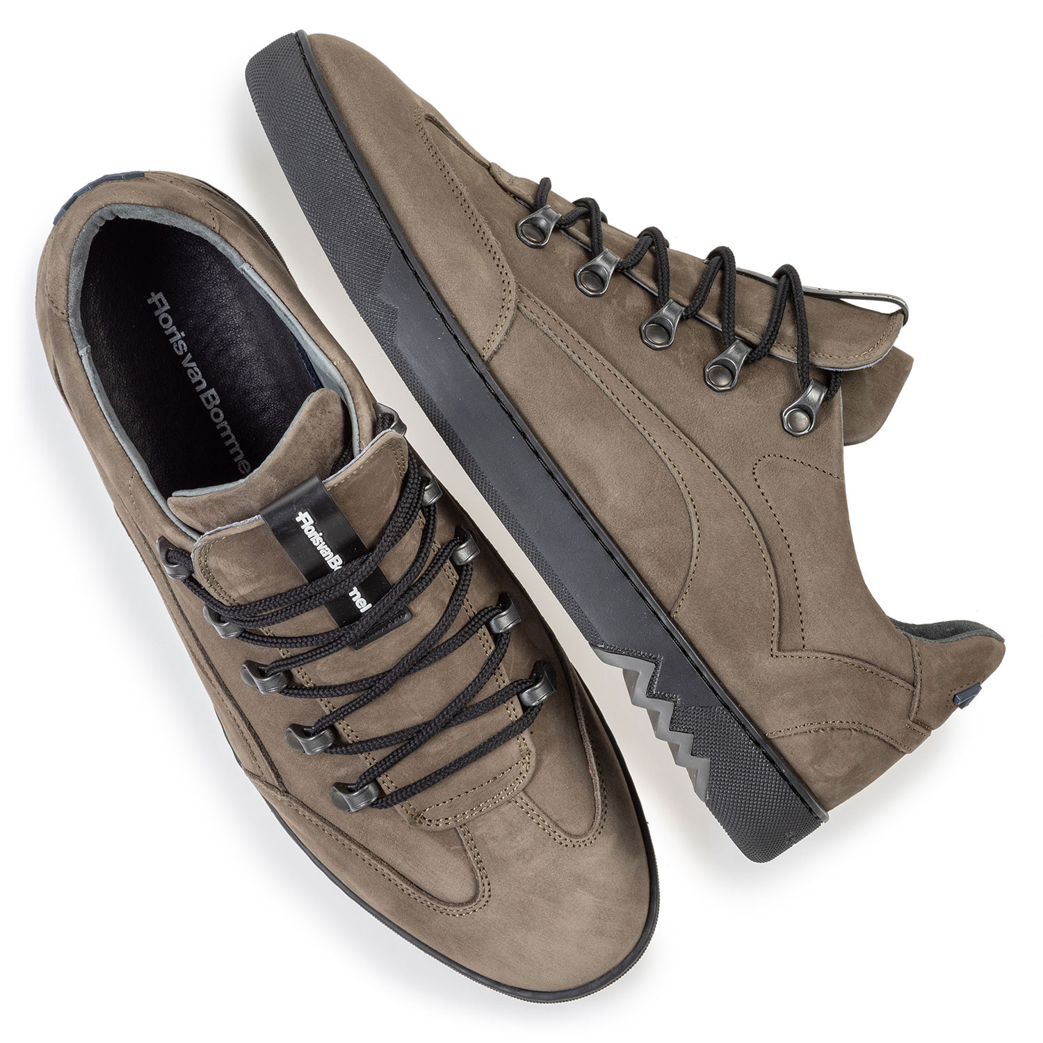 16464/17 - Sneaker nubuck grijs 16464/17 - Sneaker nubuck grijs